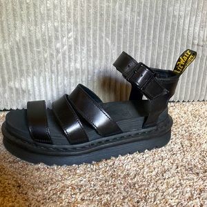 Dr. Marten’s, Blaire Hydro Leather Strap Sandals
